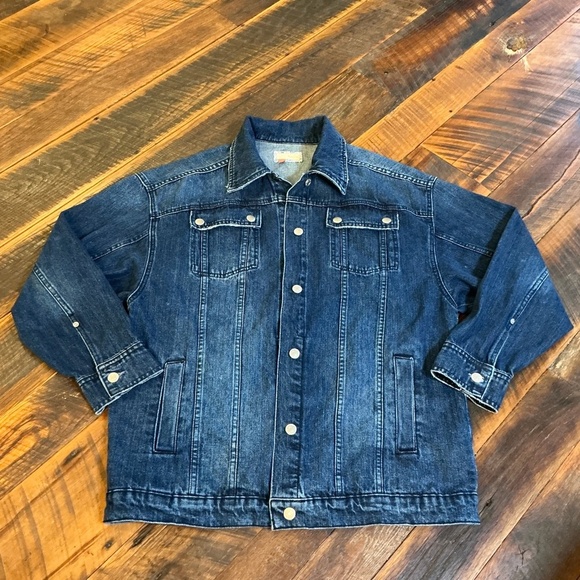 Pilcro Classic Blue Denim Jean Jacket Medium Men’s / Women’s Unisex - Picture 2 of 10